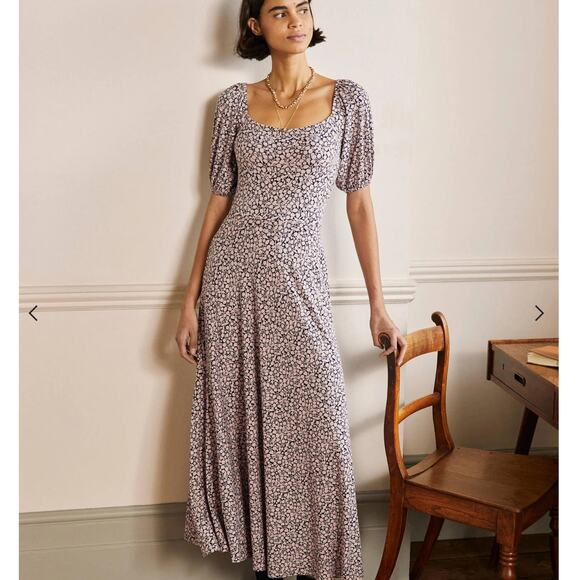 BODEN MAXI OLIVE DRESS - Picture 1 of 12